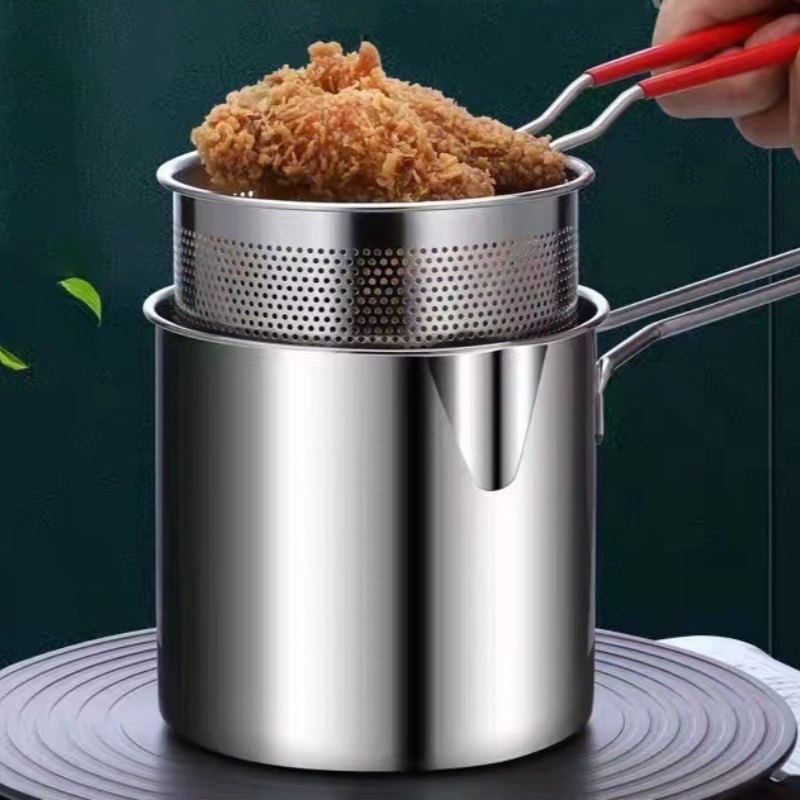 Rice Cooker - مقلاة عميقة من الفولاذ المقاوم للصدأ