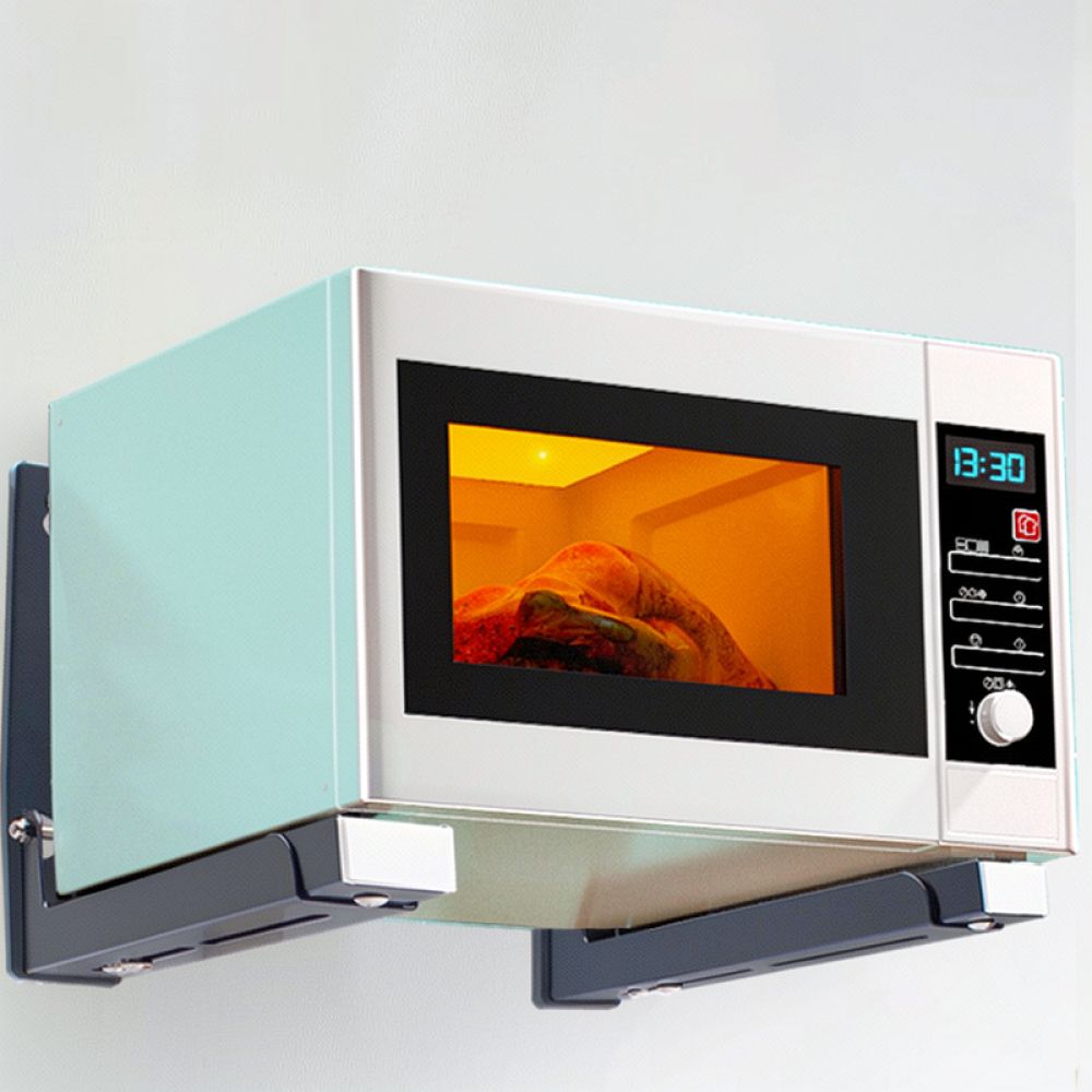 Microwave Oven - حامل فرن الميكروويف القابل للطي، يثبت
