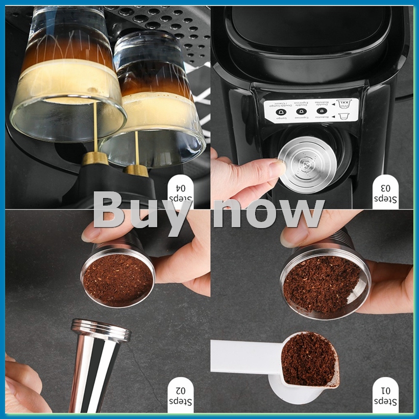 Coffee Maker - كبسولة قهوة قابلة لإعادة الاستخدام وقابلة