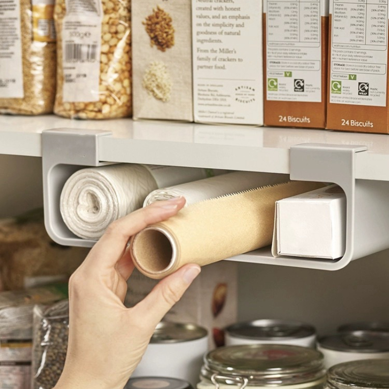 رف تخزين غشاء الطعام اللاصق ال - مراجعة Kitchen Appliances Cabinet وسعره