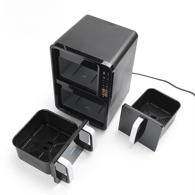 مقلاة هوائية مزدوجة الحجرة بسع - مراجعة Air Fryer وسعره