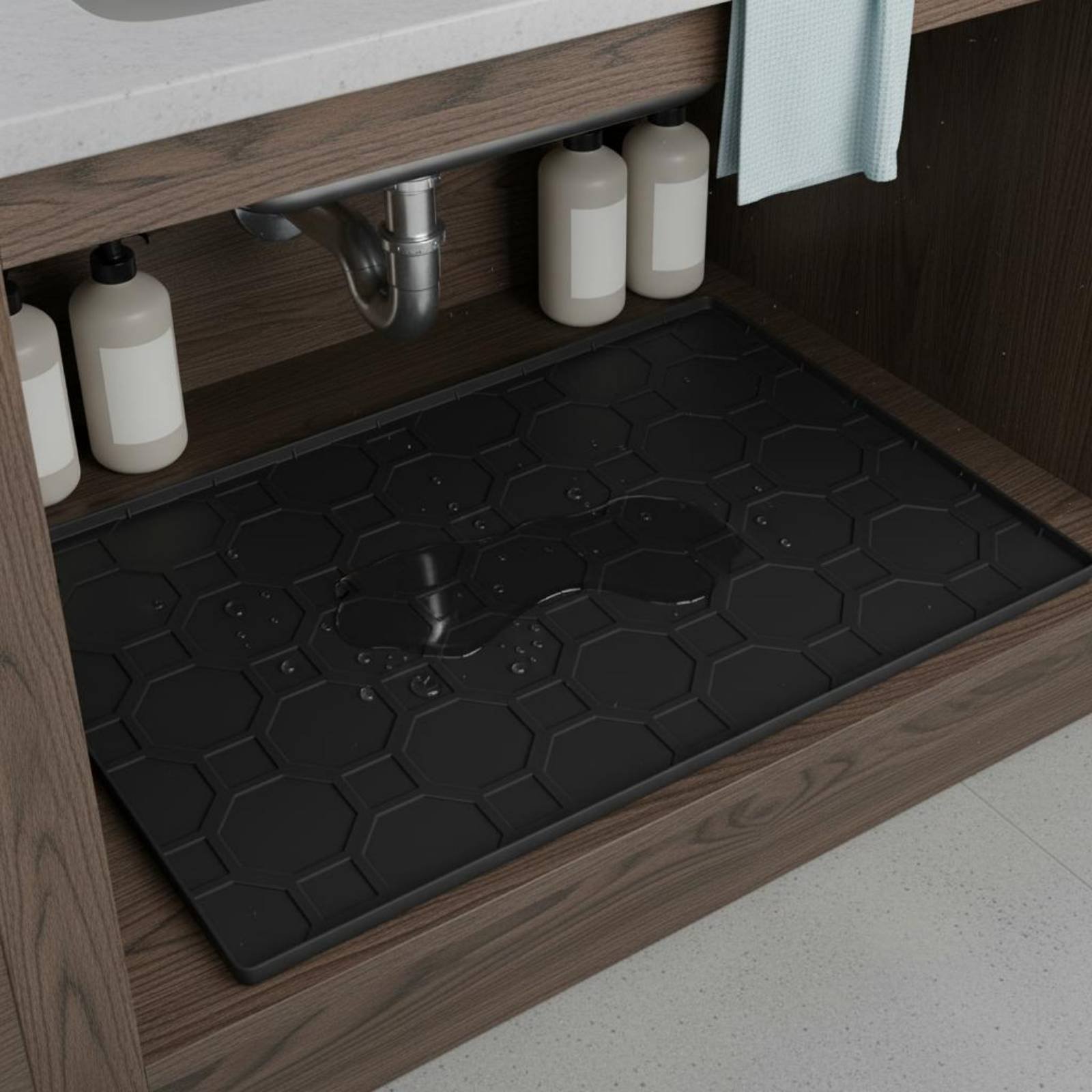 حصيرة سيليكون مقاومة للماء تحت - مراجعة Kitchen Appliances Cabinet وسعره