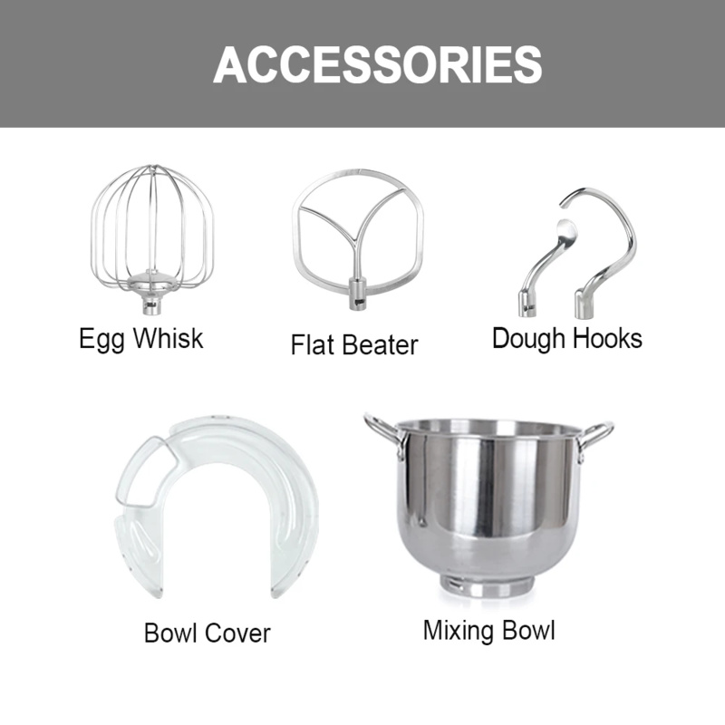خلاط طعام منزلي بسعة 11 لتر وق - مراجعة Stand Mixer وسعره